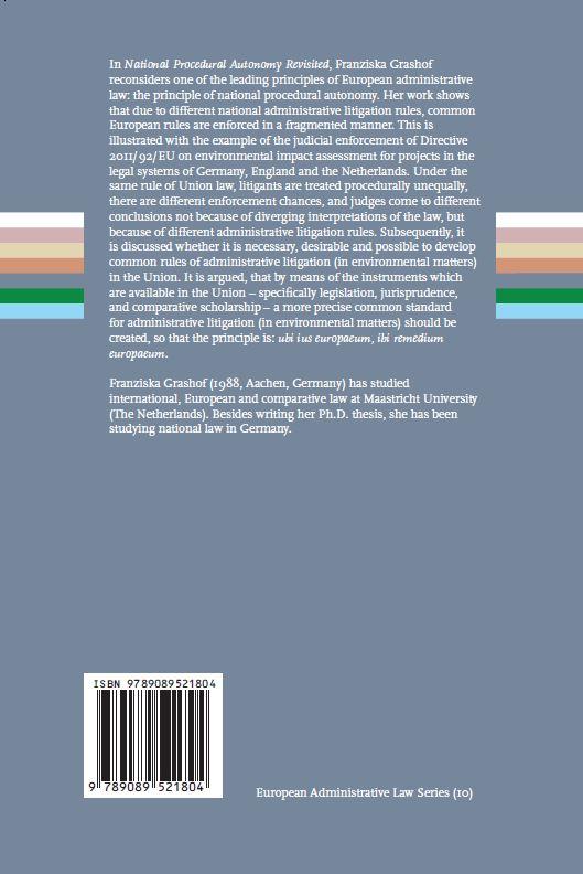 Achterkant van National procedural autonomy revisited