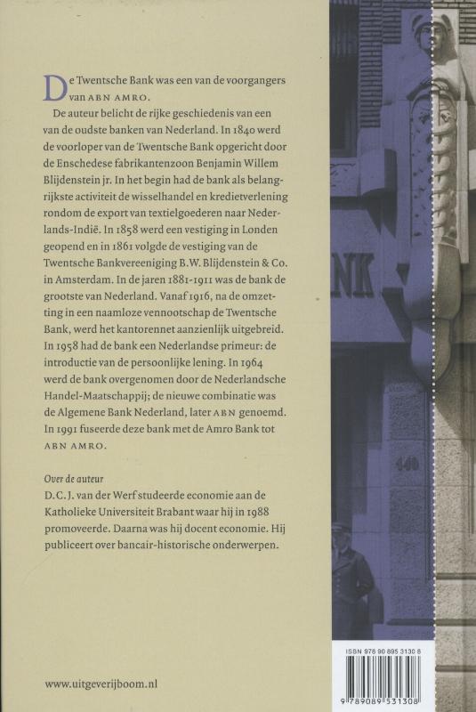 Achterkant van Van Twentse bank naar algemene bank