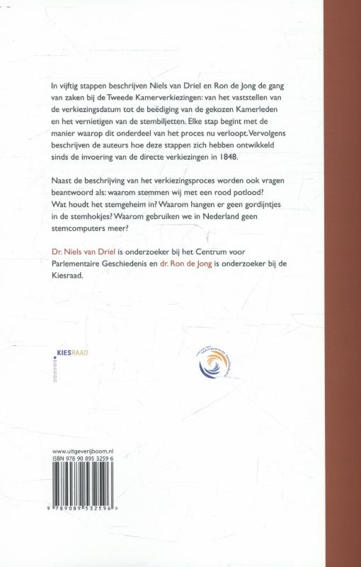 Achterkant van De Tweede Kamerverkiezingen in vijftig stappen