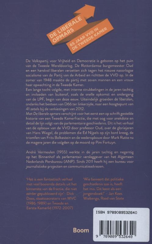Achterkant van De liberale opmars