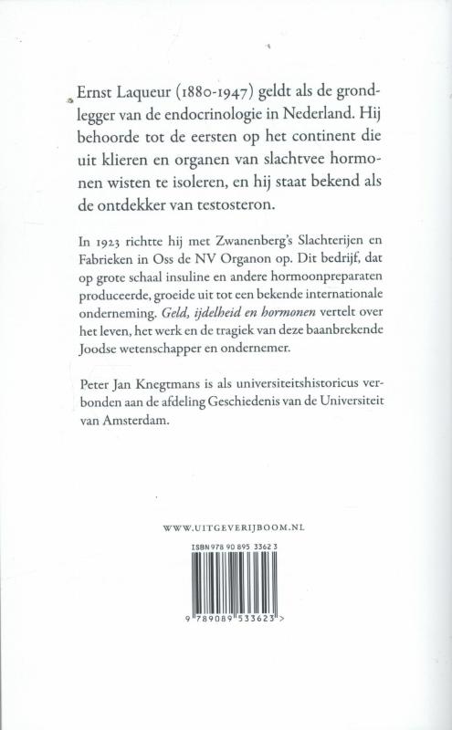Achterkant van Geld, ijdelheid en hormonen