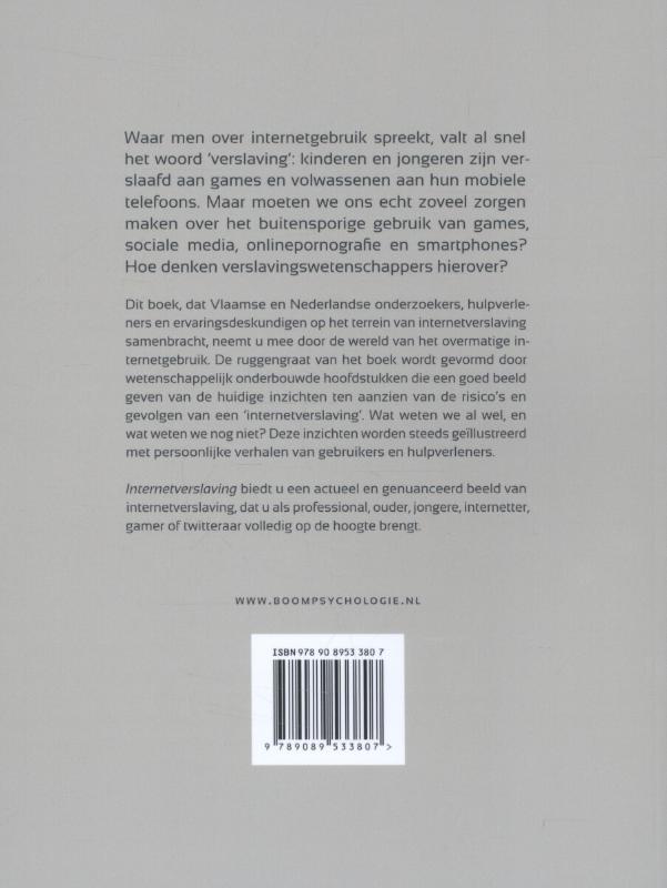 Achterkant van Internetverslaving