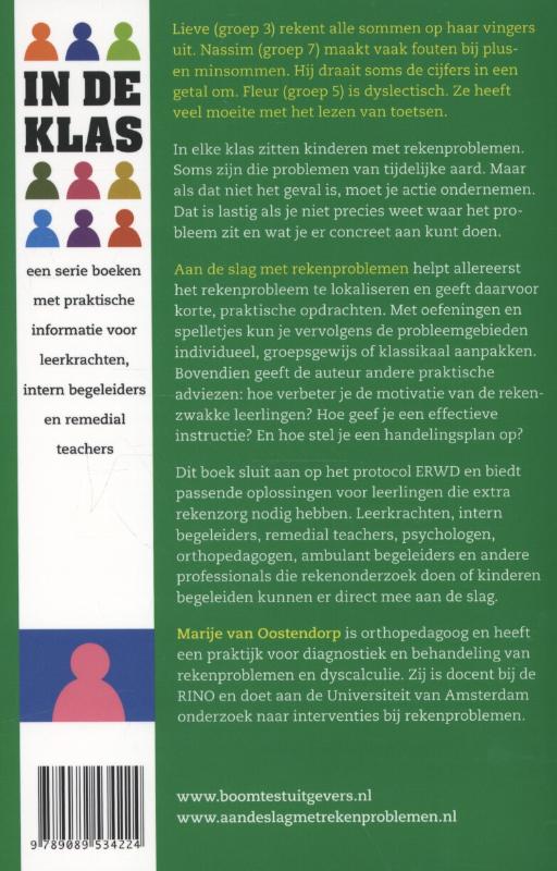 Achterkant van Aan de slag met rekenproblemen