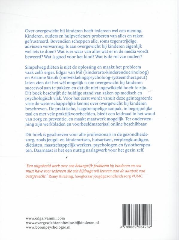 Achterkant van Overgewicht en obesitas bij kinderen