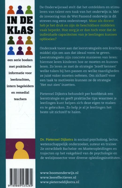 Achterkant van Effectiever leren met leerstrategieën