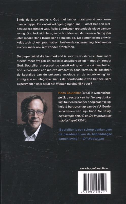 Achterkant van Het seculiere experiment