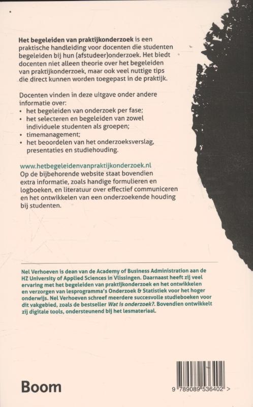 Achterkant van Het begeleiden van praktijkonderzoek