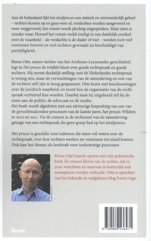 Achterkant van Het proces