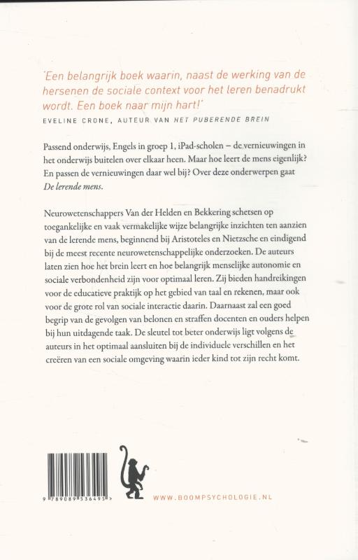 Achterkant van De lerende mens