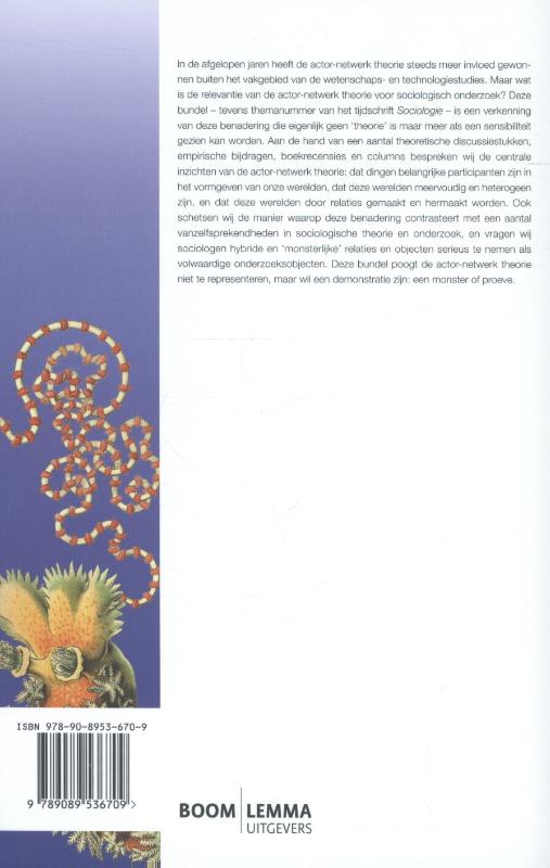 Achterkant van Monsters in de sociologie