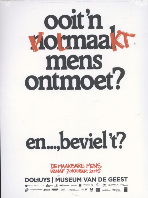 Achterkant van De maakbare mens