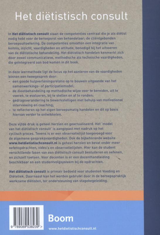 Achterkant van Het diëtistisch consult