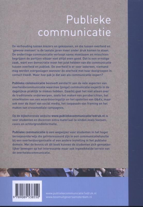 Achterkant van Publieke communicatie