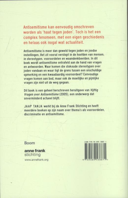 Achterkant van Antisemitisme