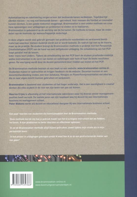Achterkant van Brainnovation