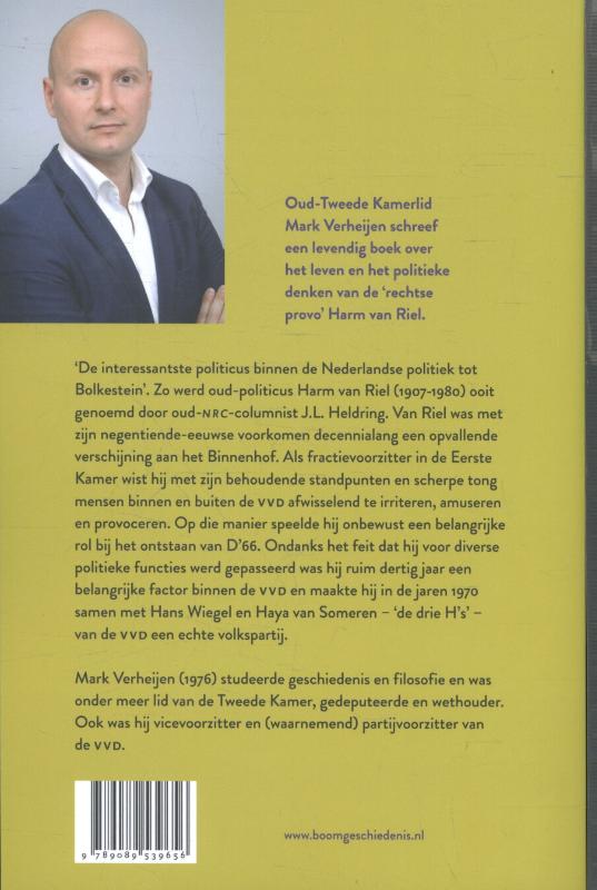 Achterkant van Harm van Riel