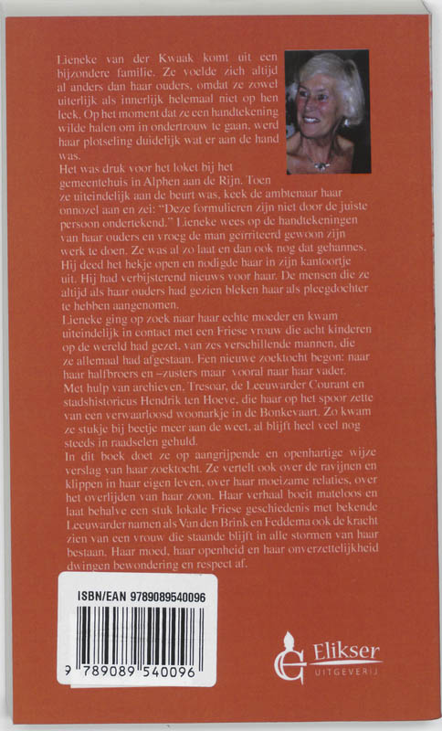 Achterkant van Het mysterie rond mijn moeder