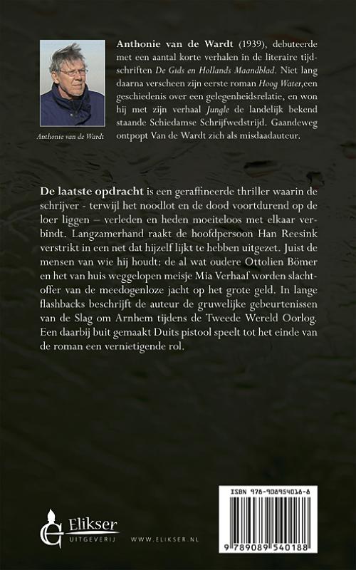 Achterkant van De laatste opdracht