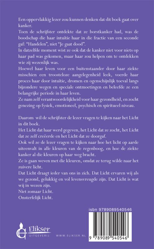 Achterkant van Regenbogen en sterrenlicht