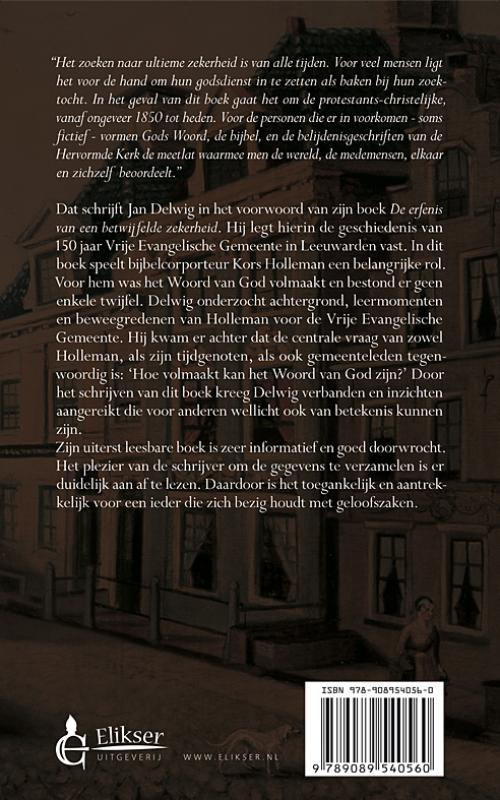 Achterkant van De erfenis van een betwijfelde zekerheid