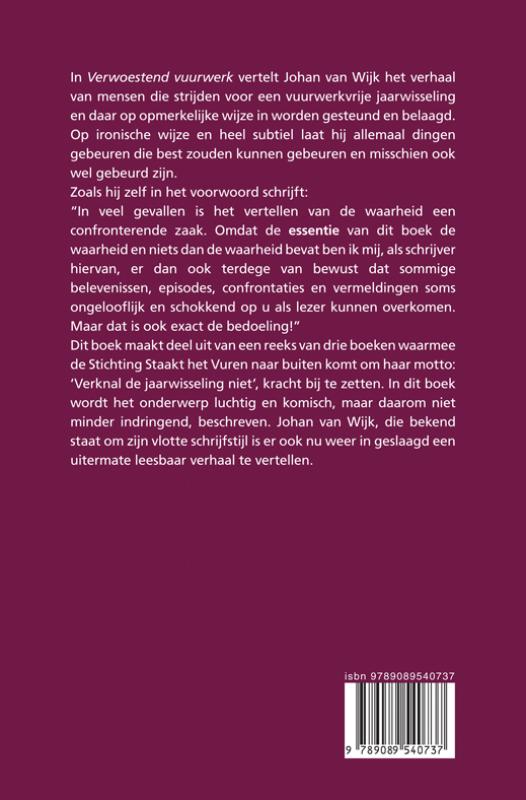 Achterkant van Verwoestend vuurwerk