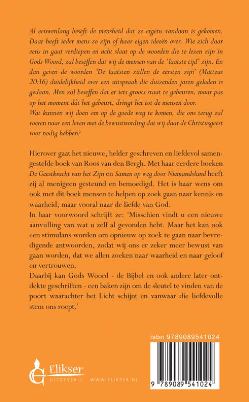 Achterkant van Een stem in de ruimte