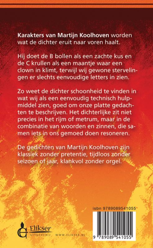 Achterkant van Karakters
