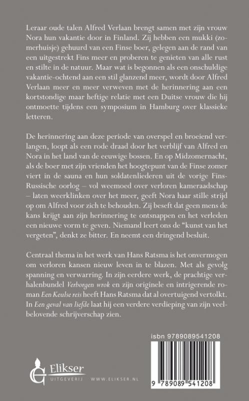 Achterkant van Een geval van liefde