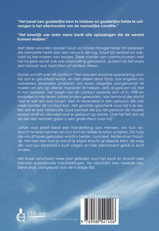 Achterkant van Liefde voor jezelf