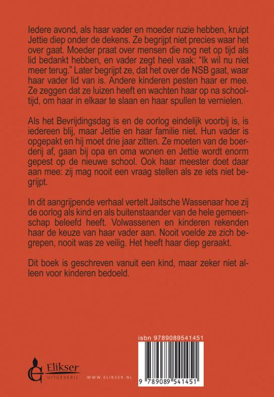 Achterkant van Het pak van mijn vader