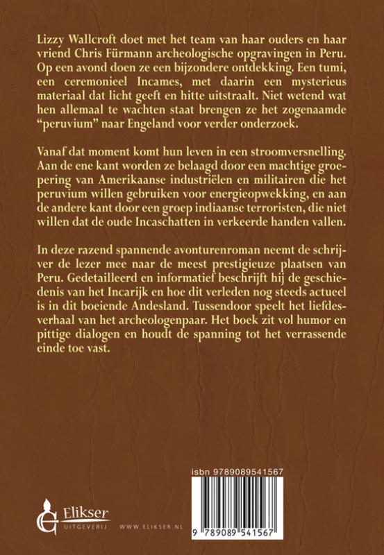Achterkant van Het Peruvium Project