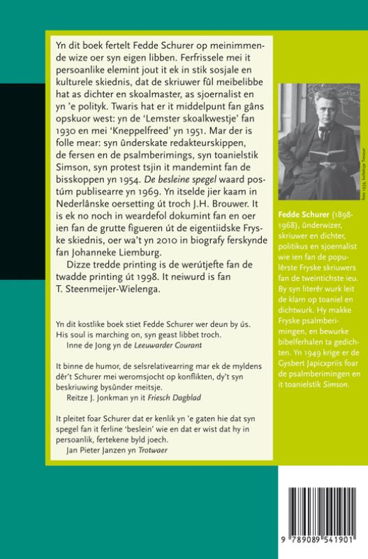 Achterkant van De besleine spegel