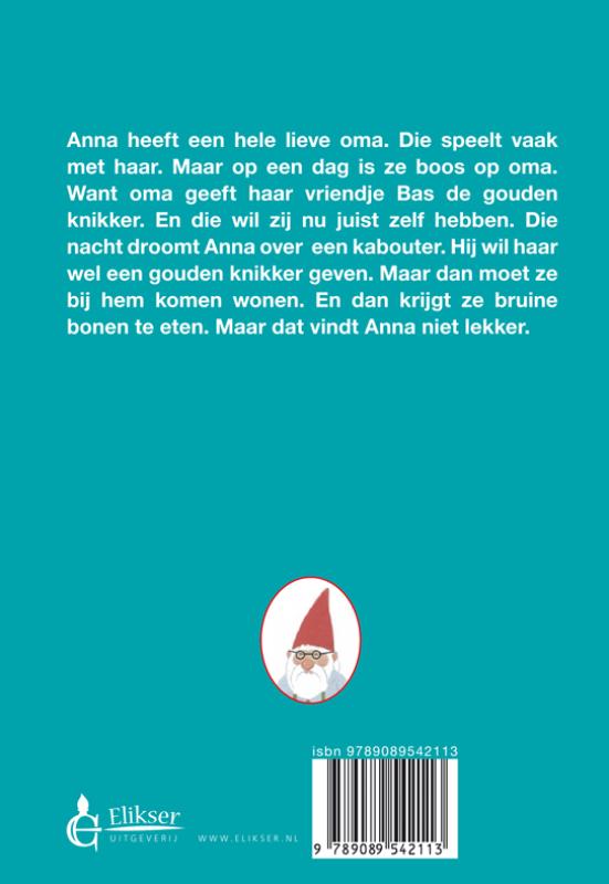 Achterkant van De gouden knikker