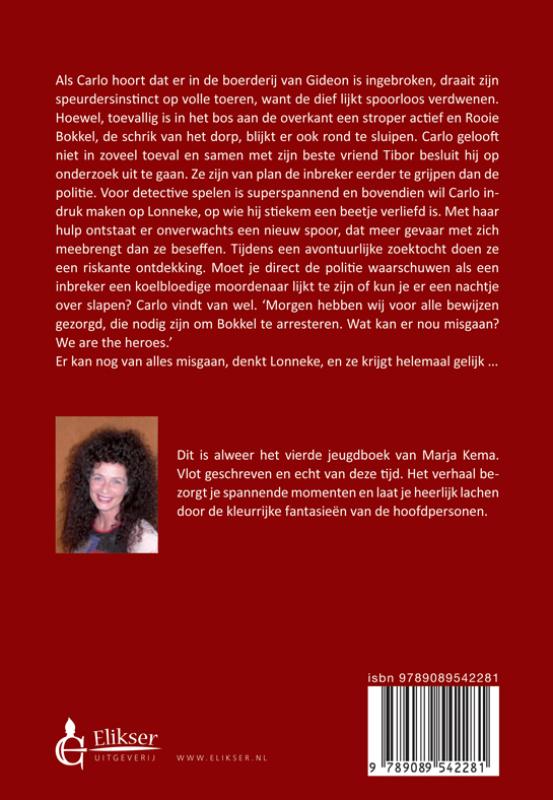 Achterkant van Rooie Bokkel