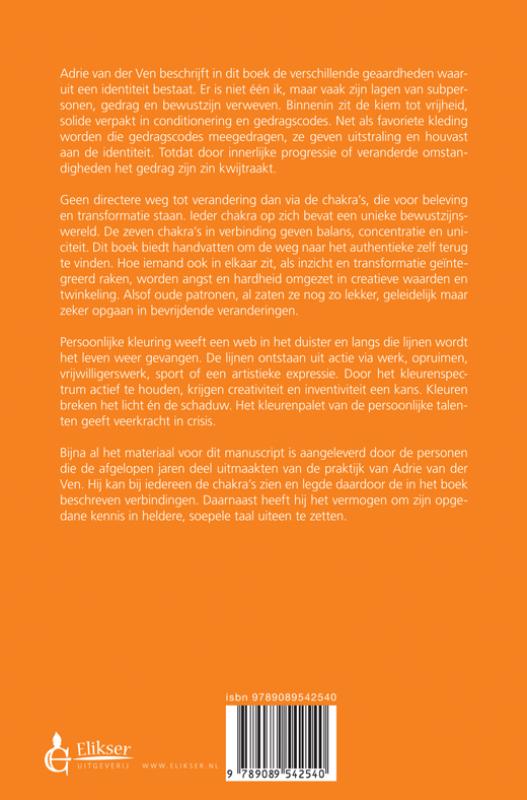 Achterkant van Dynamiek van de chakra's