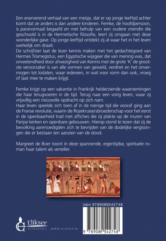 Achterkant van Zien voorbij de horizon