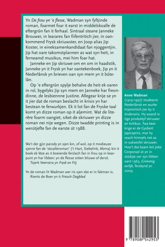 Achterkant van De frou yn 'e flesse