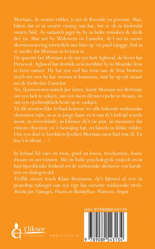 Achterkant van Moriaan, de Swarte Ridder