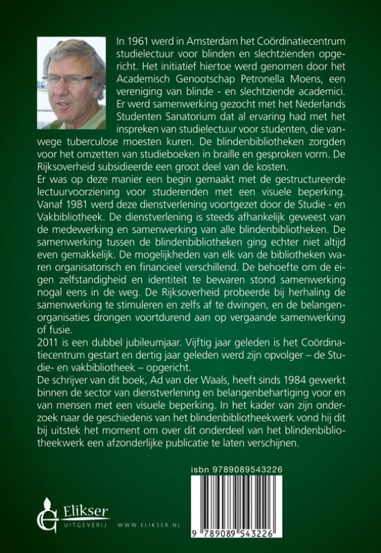 Achterkant van Studeren met een visuele beperking