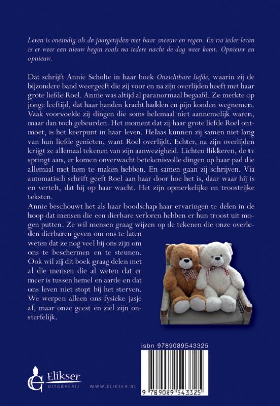 Achterkant van Onzichtbare liefde