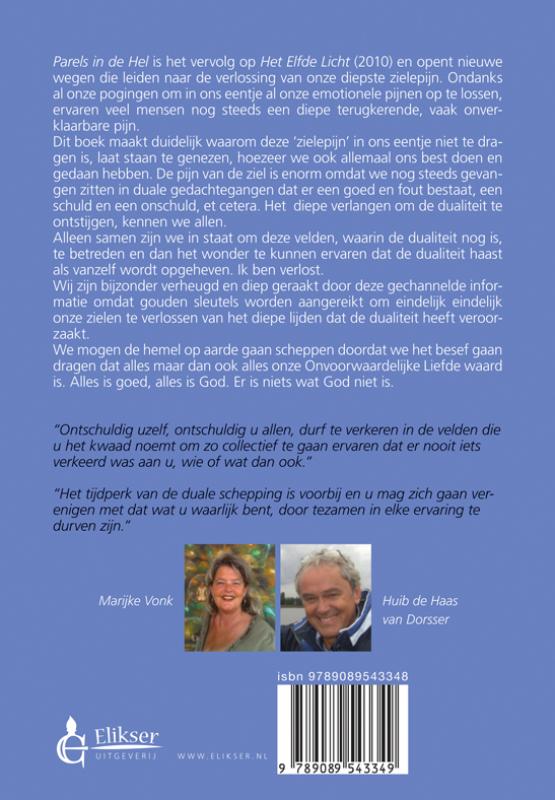 Achterkant van Parels in de hel