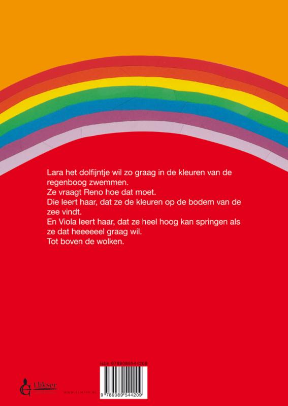 Achterkant van De Regenboogdolfijn