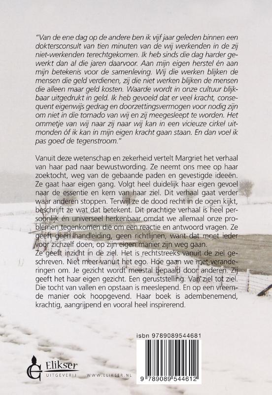 Achterkant van Langs de rafels van mijn bestaan
