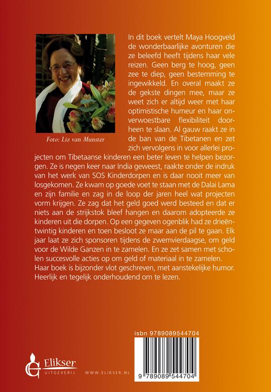 Achterkant van Maya's reizen over de wereld
