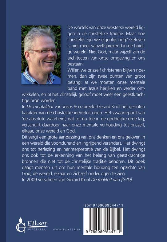 Achterkant van De mentaliteit van Jezus & co