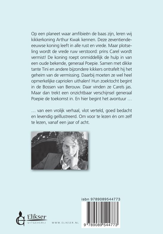 Achterkant van De avonturen van koning Kwak