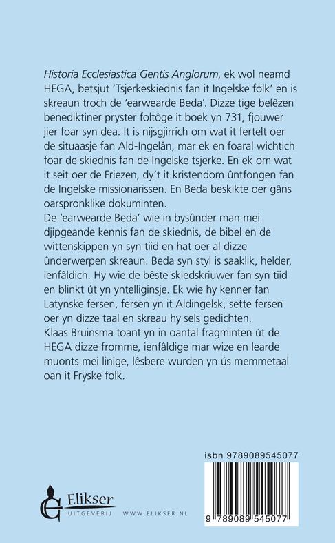 Achterkant van Ut Beda syn HEGA