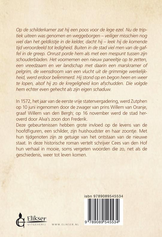 Achterkant van De triptiek
