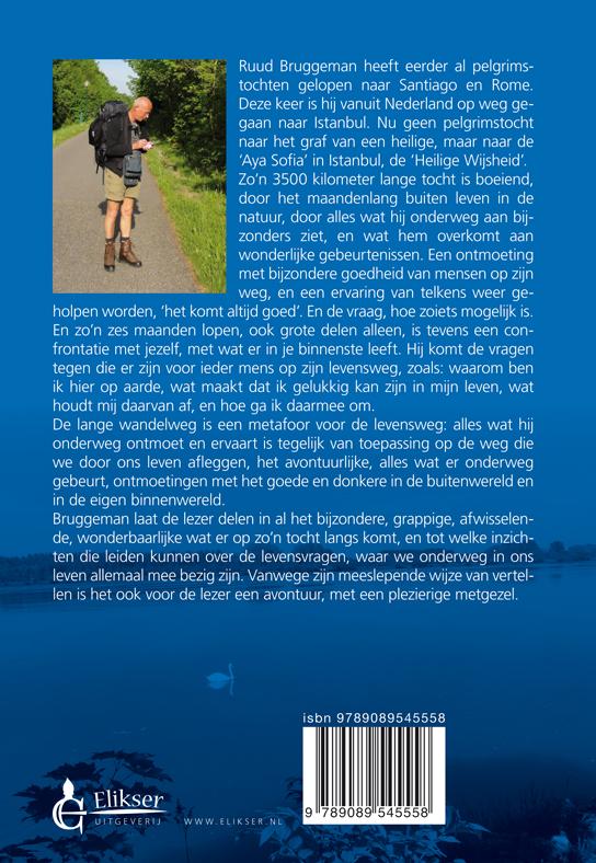Achterkant van Onderweg naar de oever van de tijd