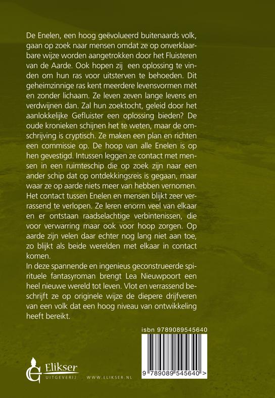 Achterkant van Het fluisteren van de Aarde